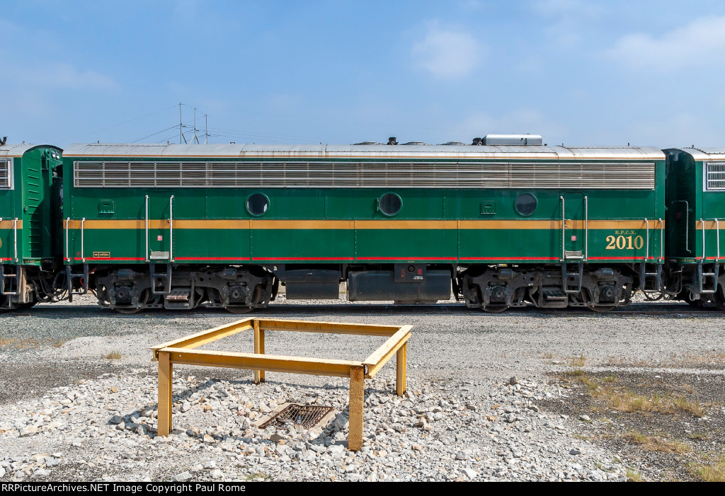 RPCX 2010, EMD F7B ex CGW 113D, RailCruise America Excursion Train at KCS Knoche Yard 